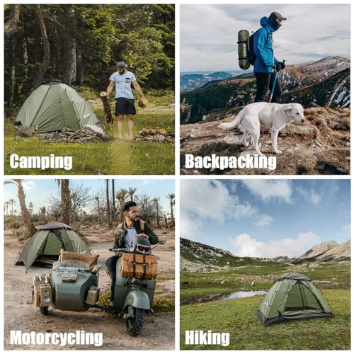 Ultralight 1-2 Person Backpacking Tent, Waterproof Easy Setup V36478