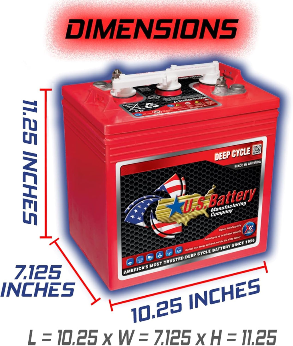 6V 240Ah GC2 Deep Cycle Battery x 6 S12843