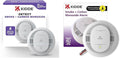 Kidde Smoke Carbon Monoxide Detectors AA Battery Powered Hardwired Interconnectable with Backup LED Indicators