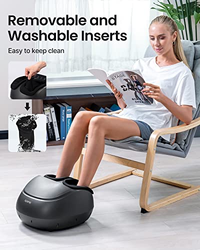 Foot Massager with Heat, Shiatsu Deep Kneading, Electric Foot Massage Y23619