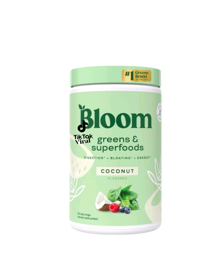 -Bloom- Nutrition-Greens and Superfoods Polvo … (25 Servings, Berry)