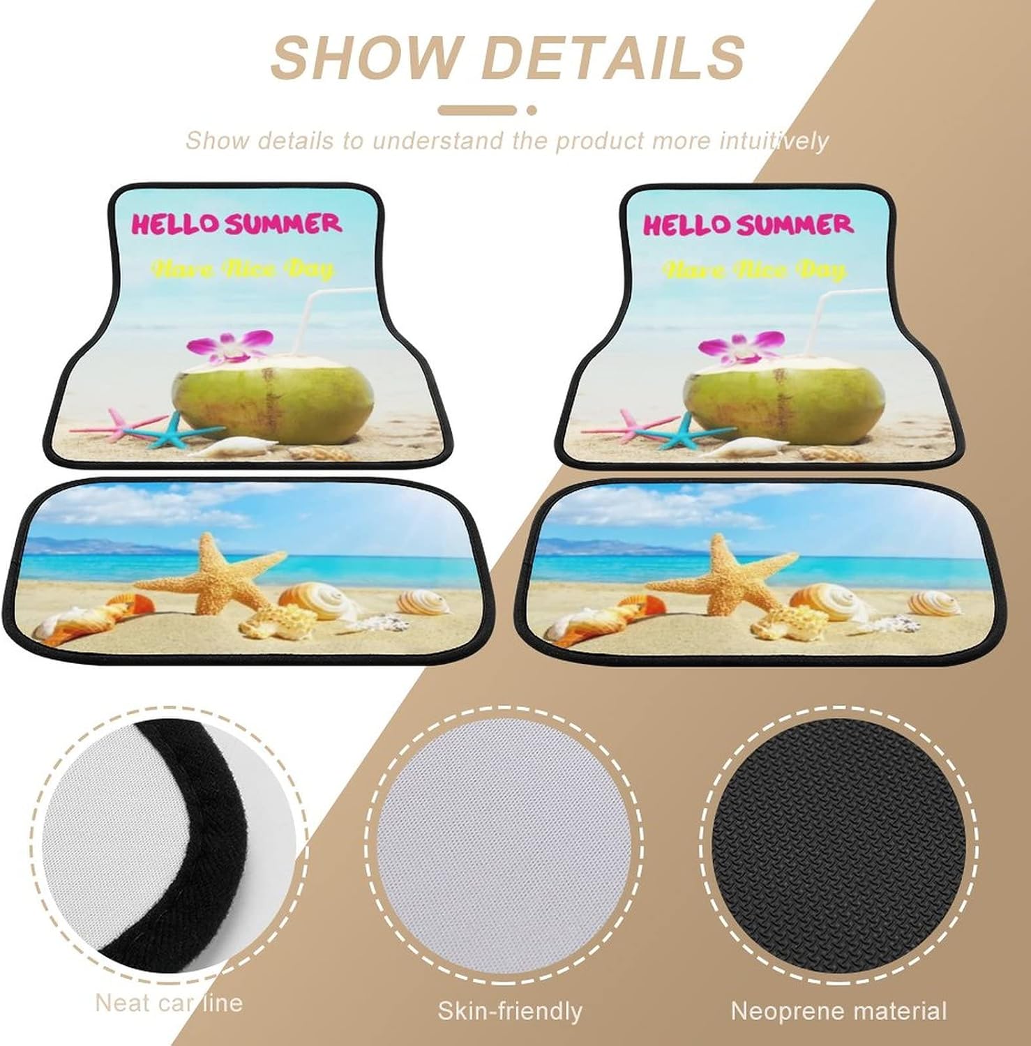 Custom floor mats for cars, SUVs, sedans, trucks, and vans E156