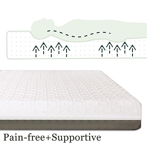 Twin Size 8 Inch Gel Memory Foam Mattress, Fiberglass Free, Medium Firm R7907