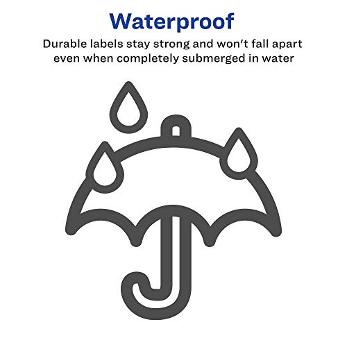 Waterproof Printable Shipping Labels, 2" x 4", White, 100 Count E78273