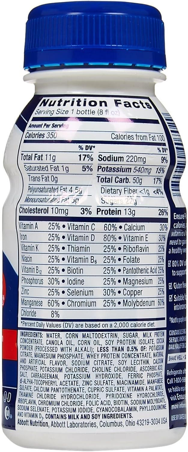 Milk Chocolate Nutrition Shake, 8 oz, 6 Pack T360