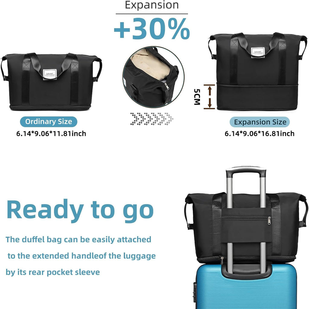 3 Piece Expandable Luggage Set with Spinner Wheels J3634