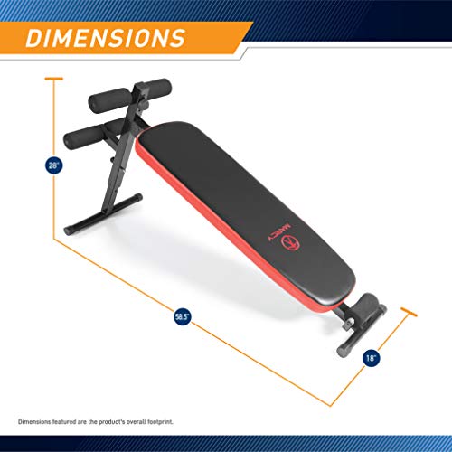 Utility Slant Board Exercise Bench for Strength Training P71465