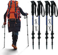 Collapsible Trekking Poles for Hiking 4 Pack - Adjustable Aluminum Hiking Poles, Lightweight Nordic Walking Sticks for Women, Men, Seniors, Kids, Hiking Sticks for Backpacking by Underwood Aggregator