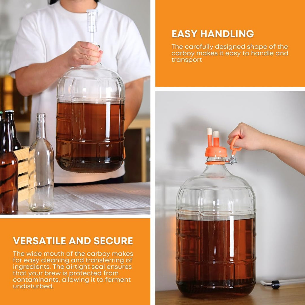 3 Gallon Glass Carboy T375