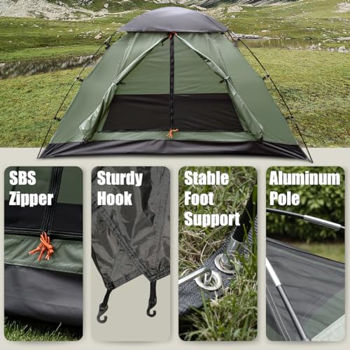 Ultralight 1-2 Person Backpacking Tent, Waterproof Easy Setup V36478