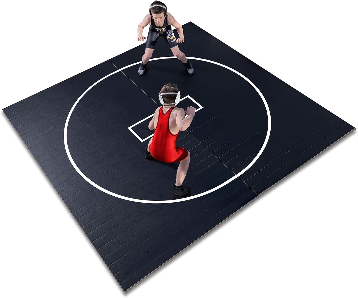 Gold Medal Sports 10' x 10' Wrestling Mat, Jiu Jitsu BJJ Mats, Wrestling Mats, Martial Arts Thick Mats for Home, Judo Tatami Wrestling Mat, Flexi Roll