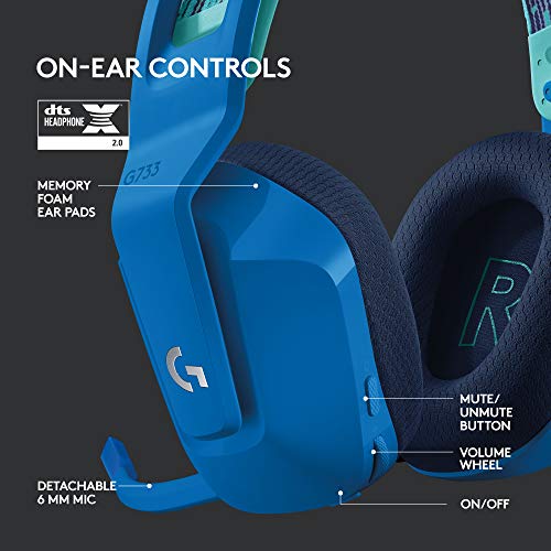 Wireless Gaming Headset with Suspension Headband, RGB, Black B4551
