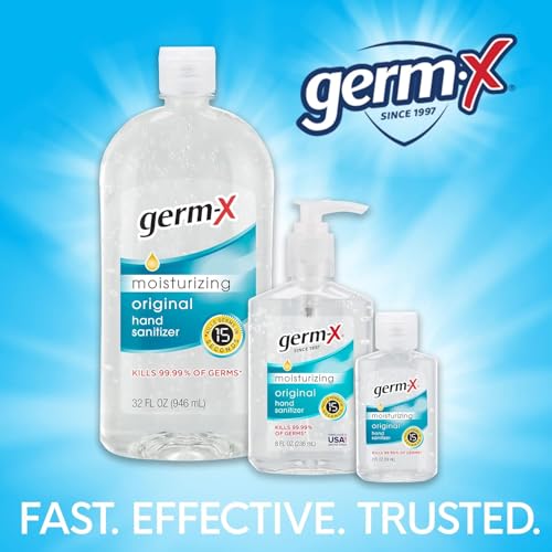 Hand Sanitizer Gel with Vitamin E, 8 Fl Oz Pump Bottle, Pack of 12 L7309