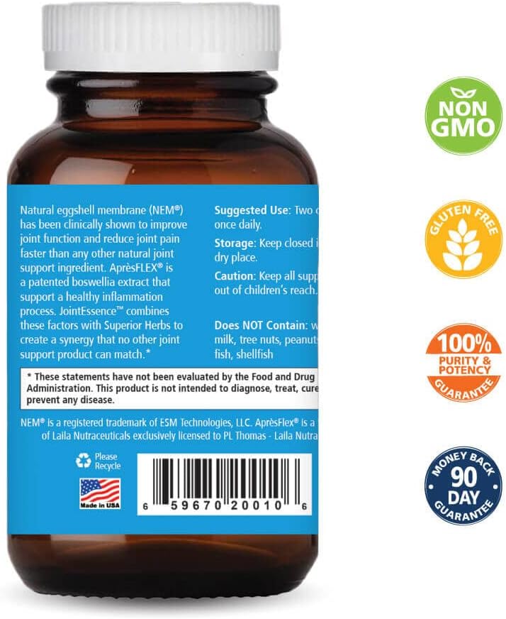 Joint Support Supplement - Non GMO - 60 Vegetarian Capsules R592