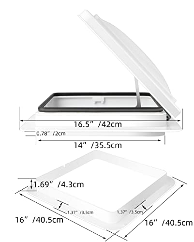 RV Roof Vent 14 x 14 Manual M10199