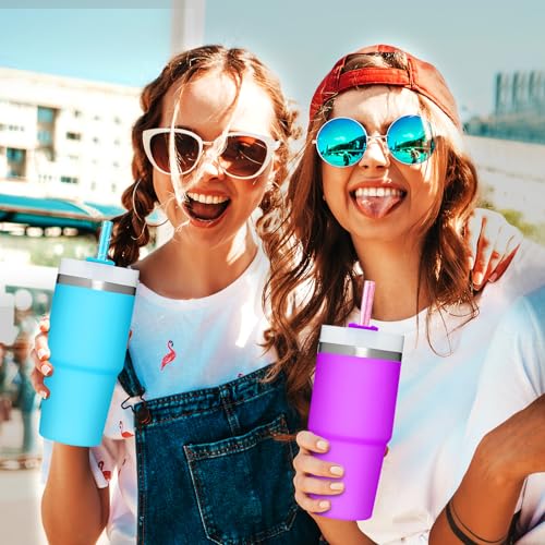 Replacement Straws for 20oz 14oz Tumbler, Reusable Clear Straws, BPA Free Dishwasher Safe S21678
