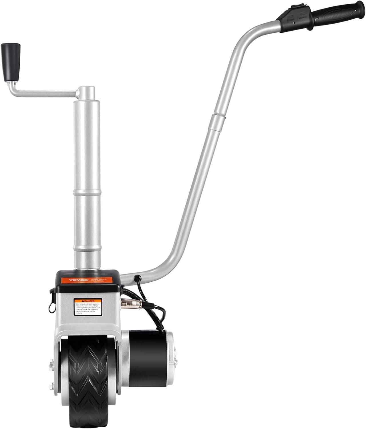 Electric Trailer Dolly, 5000 lbs Towing Capacity, 12V with 8" Rubber Tire X477916