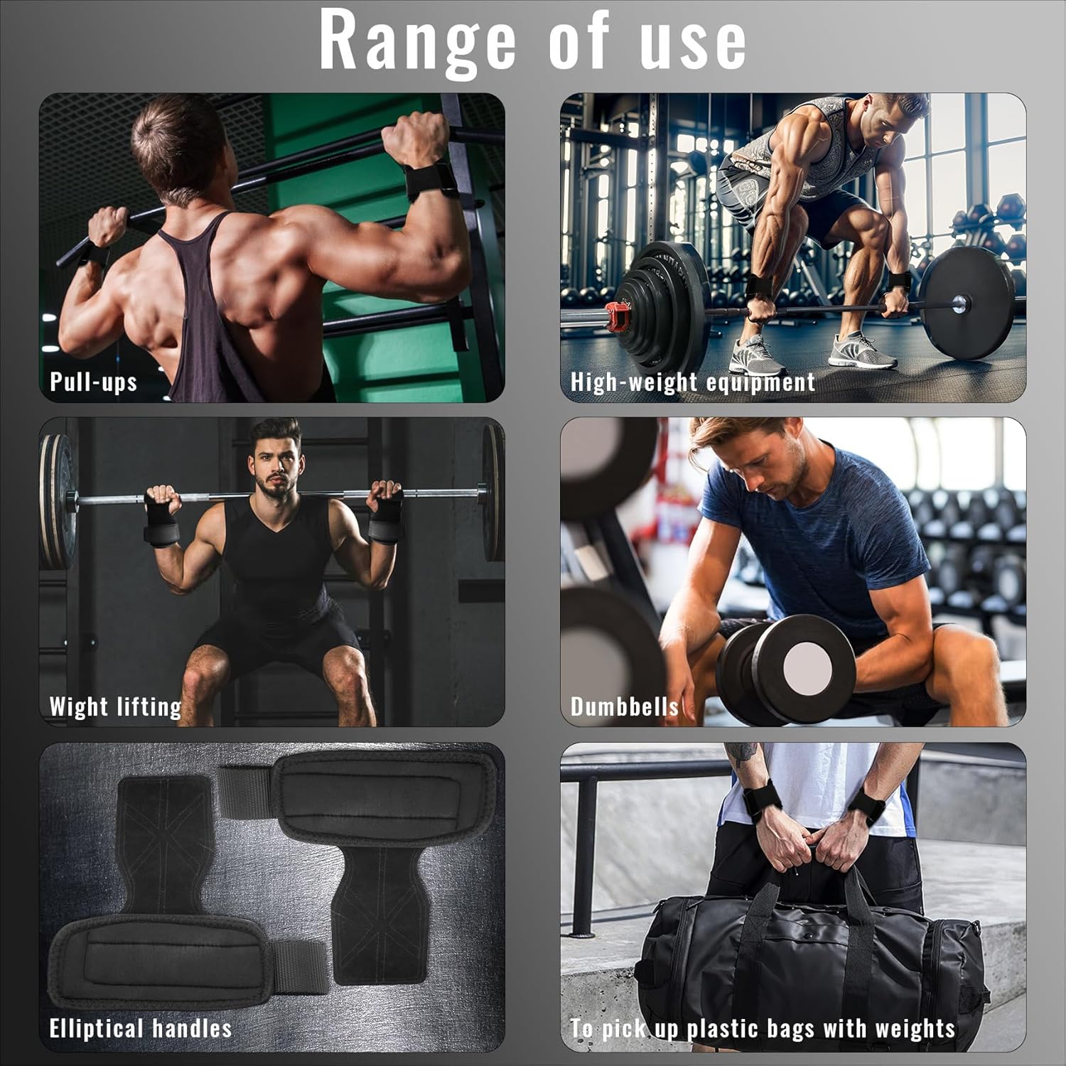 Weight Lifting Belt with Wrist Straps, Adjustable Leather Gym Belt for Squats and Deadlifts O4720