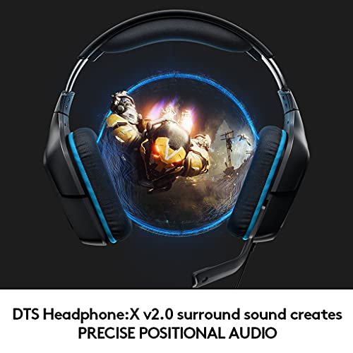 Wired Gaming Headset with 7.1 Surround Sound and Flip-to-Mute Mic S309570