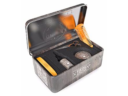 Beard Growth Kit with Oil, Balm, Serum, Derma Roller & Comb P404