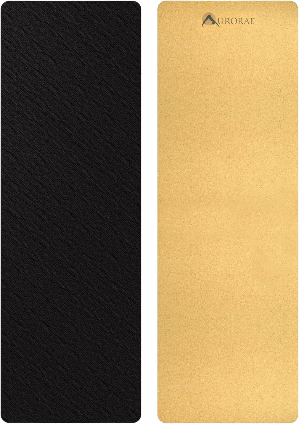 PRO Natural Cork/Rubber Yoga Mat. 73" x 24 1/2" x 5mm Thick. Anti Tear and Slip Free