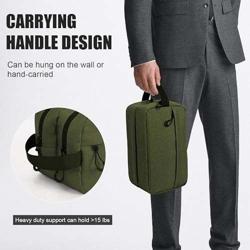 Men's Travel Toiletry Bag Water Resistant Shaving Kit Dopp Kit J92439