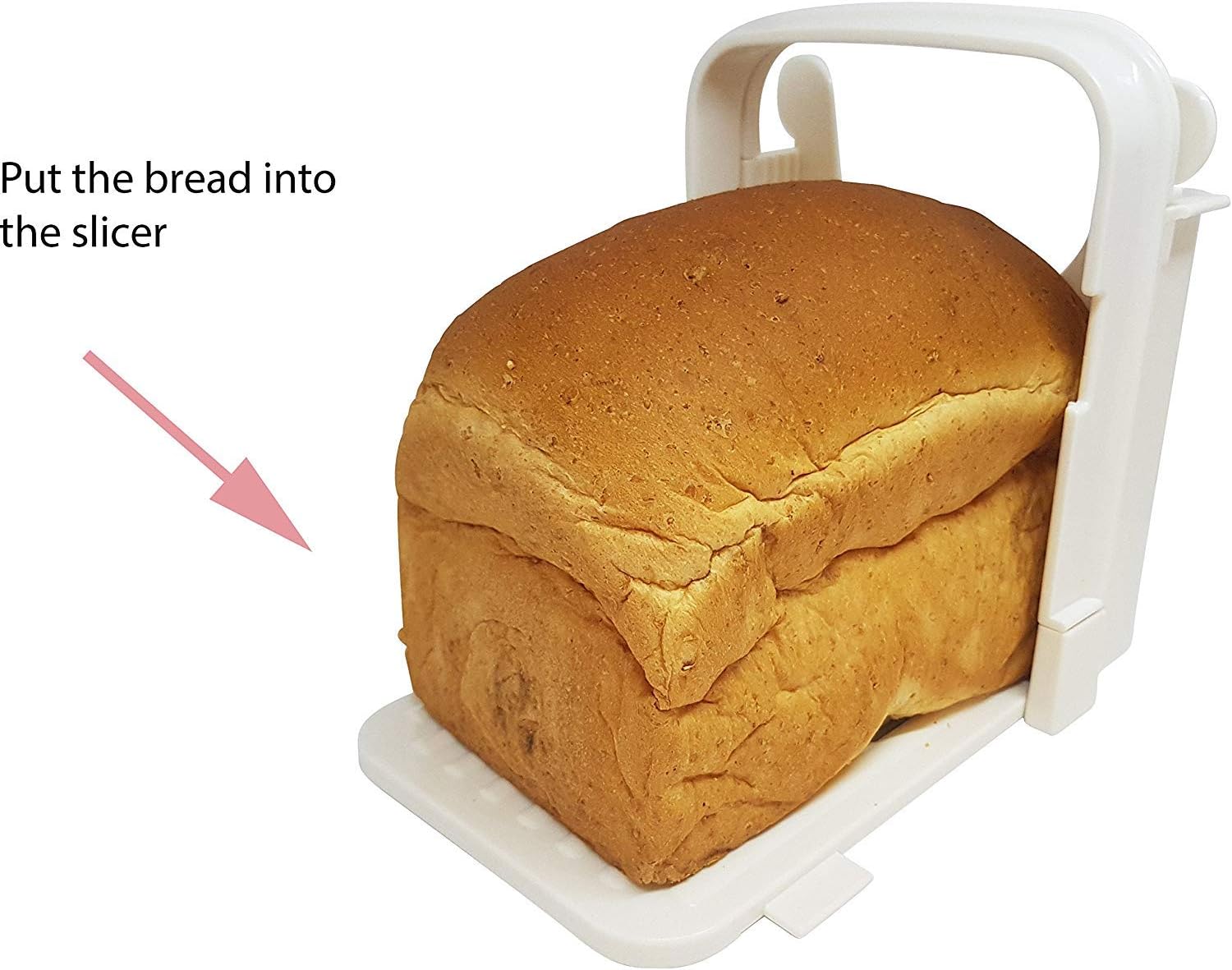 Adjustable Bread Slicer with 4 Slice Thickness G635329
