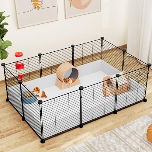 Guinea Pig Cage Indoor C&C Small Animal Playpen with Waterproof Liner R131512
