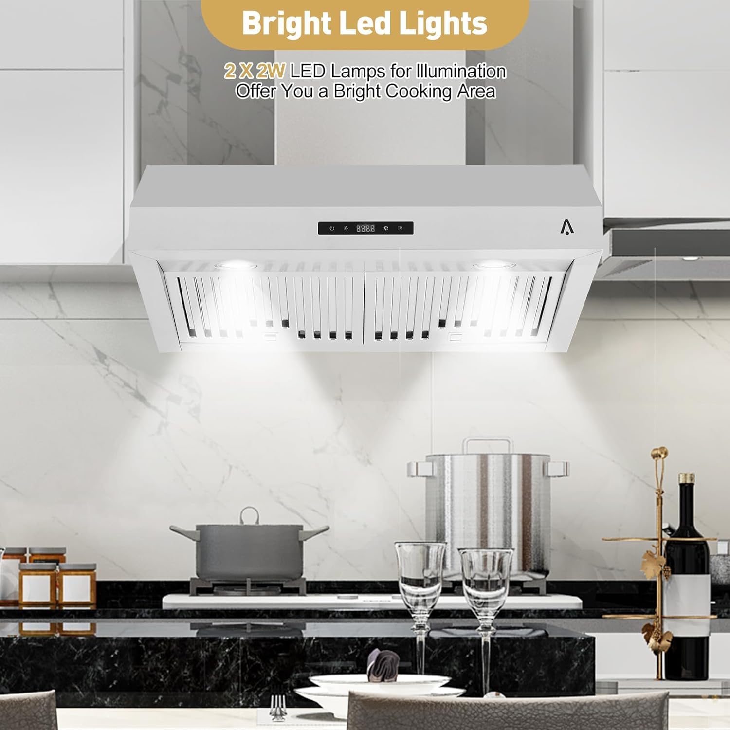 Stainless Steel 30 Inch Under Cabinet Range Hood with 3-Speed Exhaust Fan X705150