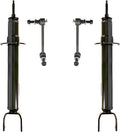 Detroit Axle - RWD Rear 4pc Shock Absorbers Kit for 11-19 Chrysler 300 Dodge Challenger Charger, 2 Shock Absorbers 2 Sway Bar Links 2011 2012 2013 2014 2015 2016 2017 2018 2019 Replacement