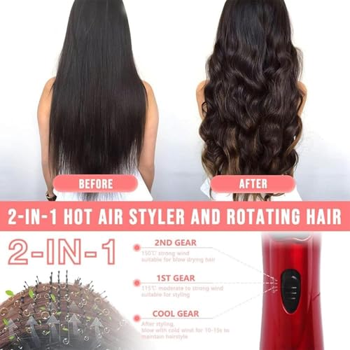 3-in-1 Hot Air Styler with Rotating Hair Dryer Brush for Wet and Dry Hair Z22012