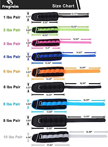 Ankle Weights for Strength Training with Adjustable Strap J394933