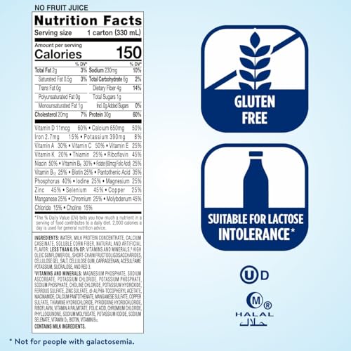 Protein Shake with Caffeine, Milk Chocolate, 12 Pack W7057