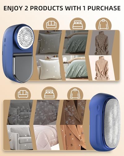 Fabric Shaver, Lint Remover with Brush, Rechargeable U393