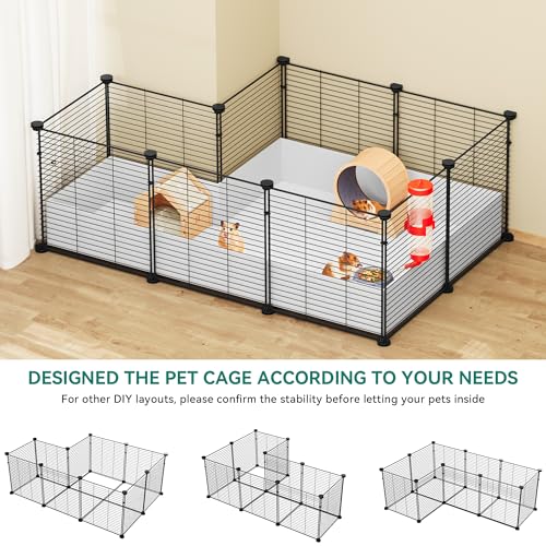 Guinea Pig Cage Indoor C&C Small Animal Playpen with Waterproof Liner R131512