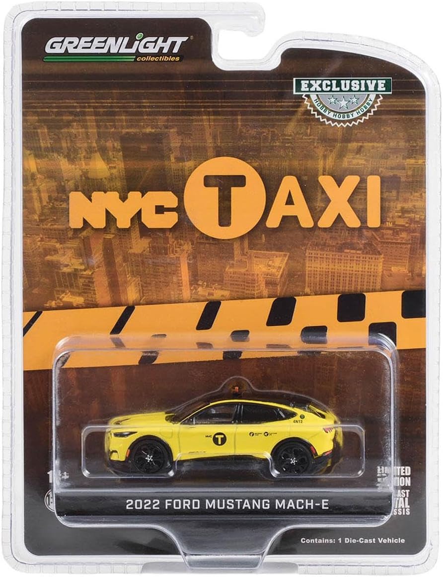 2022 Mustang Mach-E California Route 1 NYC Taxi 1/64 Scale Q323002