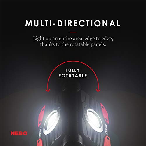 LED Flashlight with 90 Degree Swivel Head and Magnetic Base P341