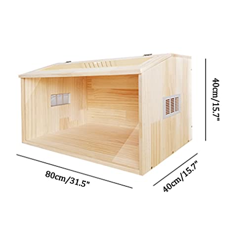 Wooden Hamster Cage, Reptile Terrarium, Small Animal Habitat C564