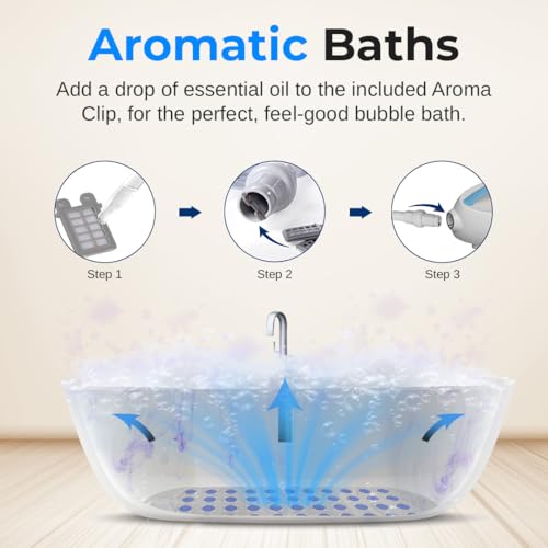Portable Spa Bubble Bath Massager with Waterproof Non-Slip Mat and Remote Control Z239848