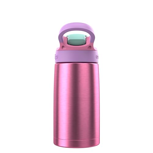 Water Bottle with Straw, 13 oz N598