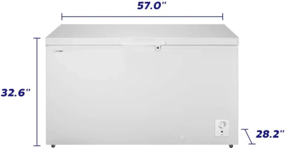 White Chest Freezer 14.7 Cu. Ft. E968