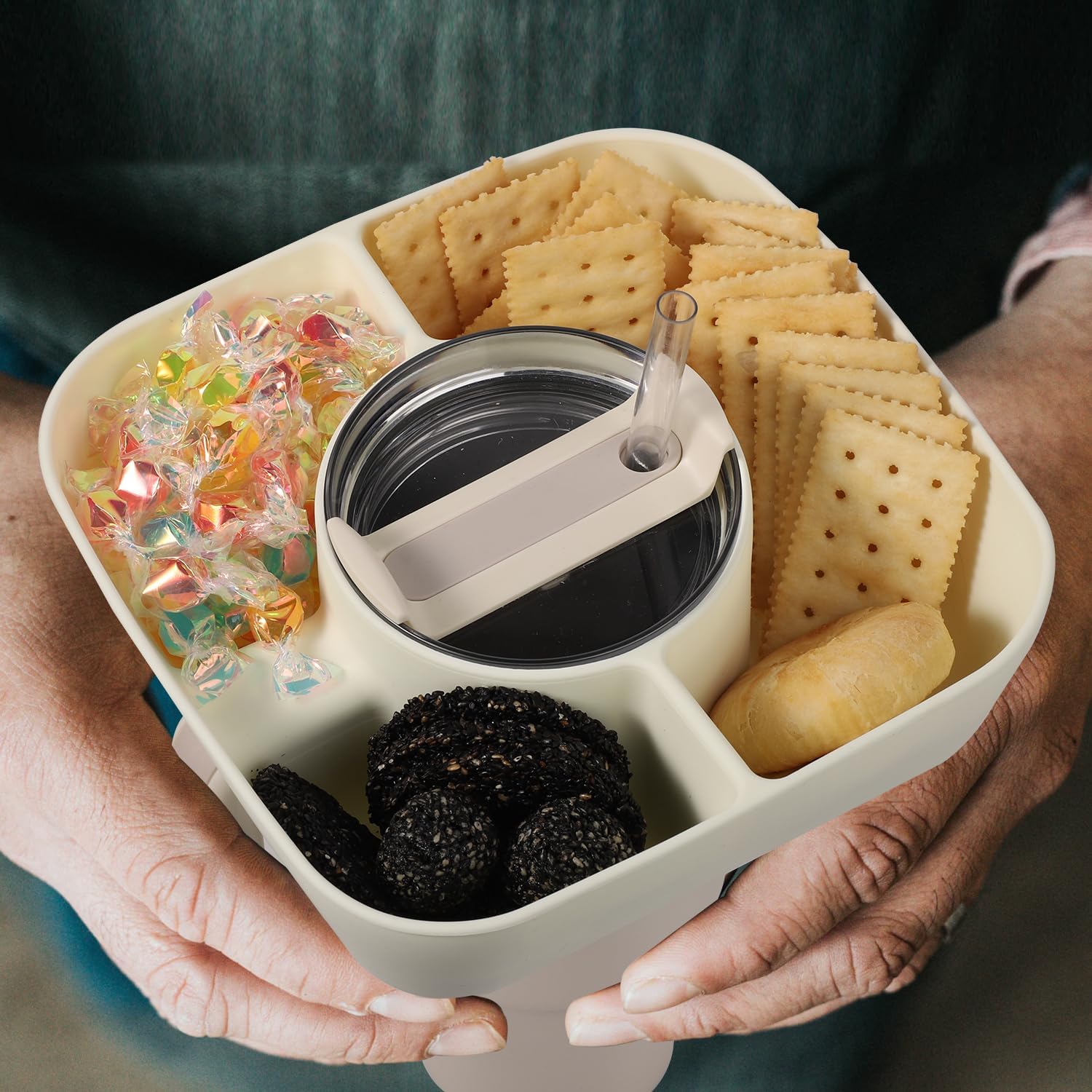 Silicone Snack Bowl with Lid for 40oz Tumbler N463532