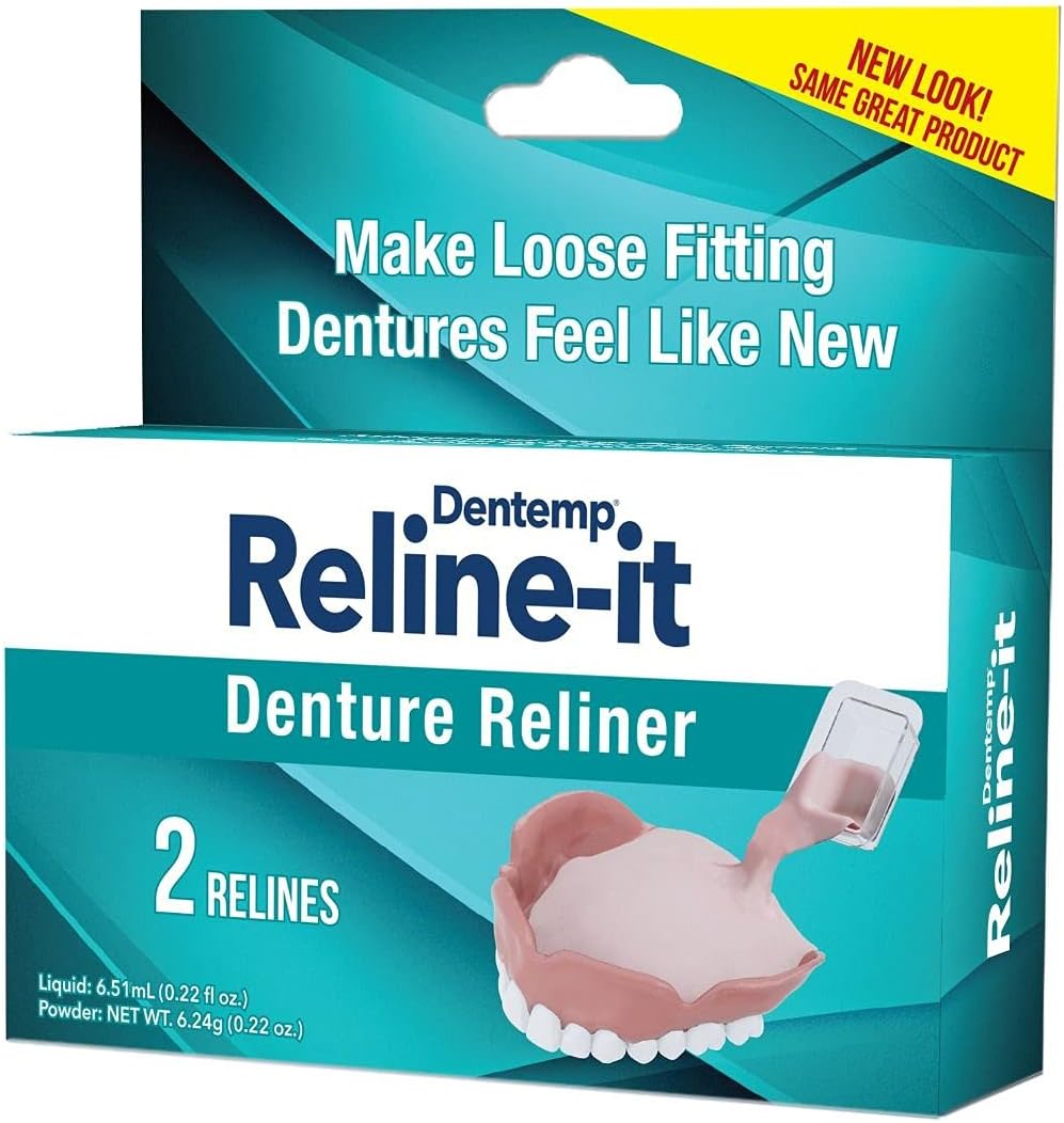 Denture Reliner, 2 Count E1303