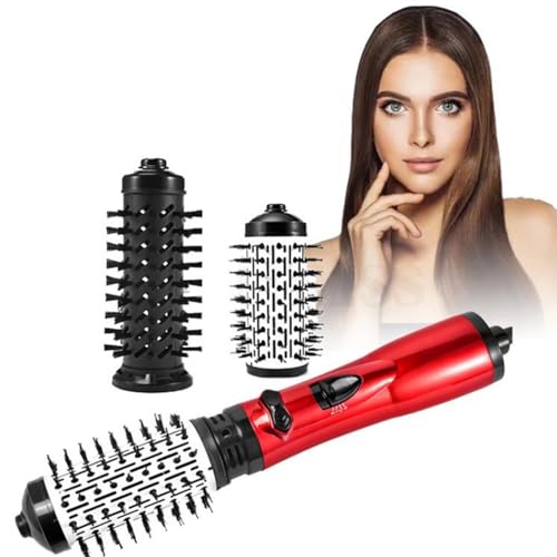 Marnetic 3-in-1 Rotating Hot Air-Hair Styler and Dryer, Hot Air Brush Styler and Dryer, 360° Rotating Round Brush, Hair Styler 3-in-1 Hot Air Brush, Rotating Blow Dryer for Hair (US)