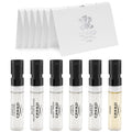 Creed Vial Variety Bundle: Men's Fragrances Sample Set - Aventus, Green Irish Tweed, Jardin D'amalfi, Silver Mountain Water, Millesime Imperial, Viking - 6 Cologne Samples, 0.05 oz Each