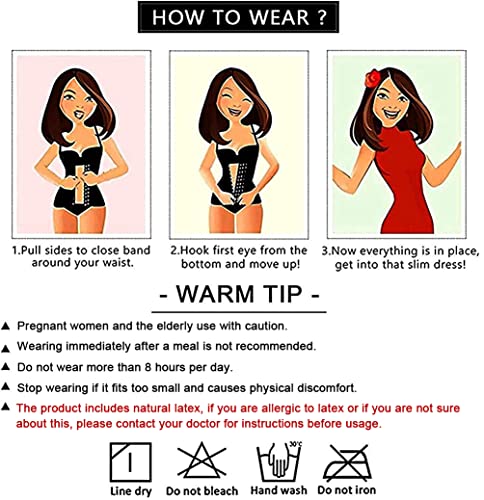 Waist Trainer for Women Latex Underbust Corset Hourglass Body Shaper H4189