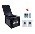 BOXIO Toilet MAX+ Starter Kit, portable camping toilet, composting toilet 15.7" x 11.8" x 11.0", Made in Germany