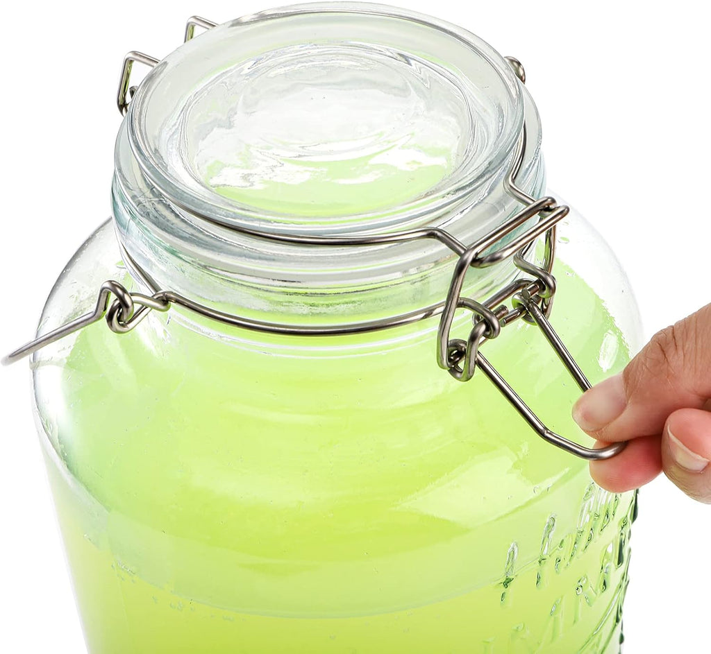Glass Beverage Dispenser with Spigot, 0.8 Gallon G2993