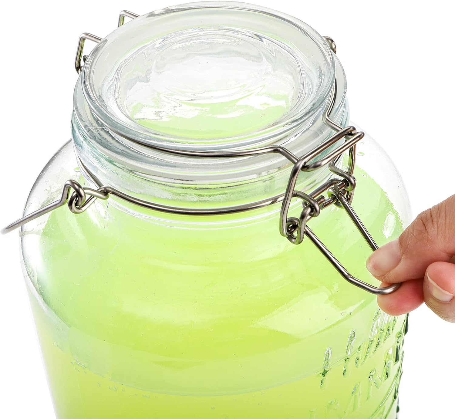 Glass Beverage Dispenser with Spigot, 0.8 Gallon G2993