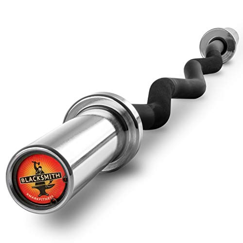 Olympic Curl Bar with Weight Plates, Rubber Coated, 28mm N762558
